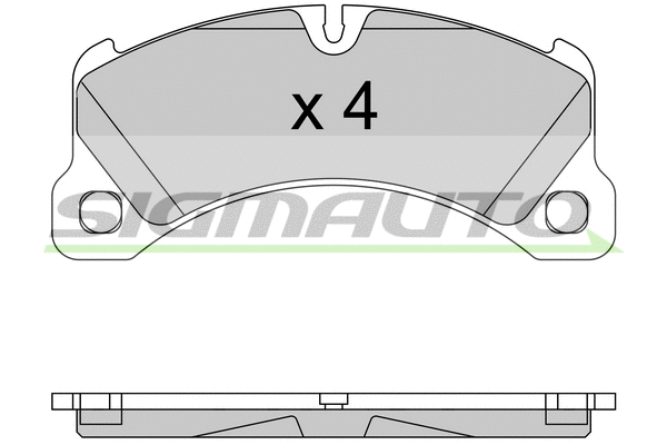 Brake Pad Set, disc brake (SPB552)