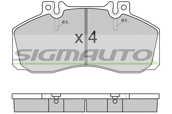 Brake Pad Set, disc brake (SPT289)