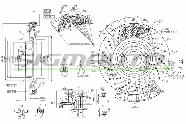 Brake Disc (DBC054V)
