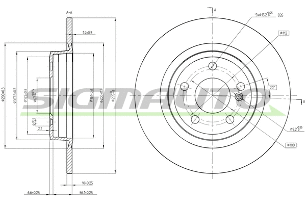 Brake Disc (DBC486S)