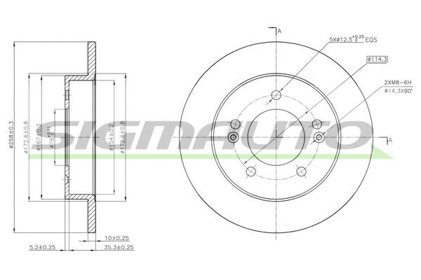 Brake Disc (DBB874S)