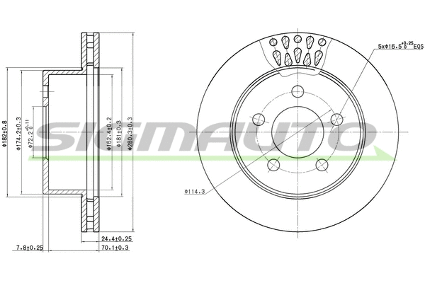 Brake Disc (DBB525V)