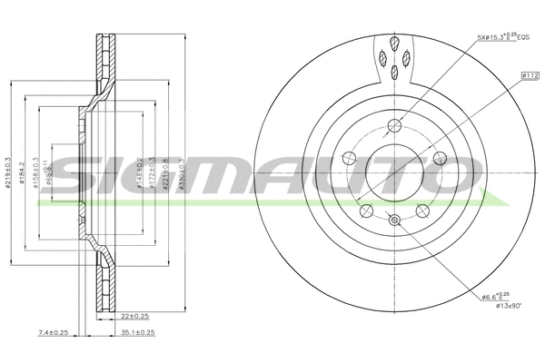 Brake Disc (DBC546V)