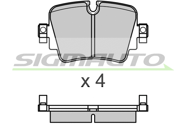 Brake Pad Set, disc brake (SPB700)
