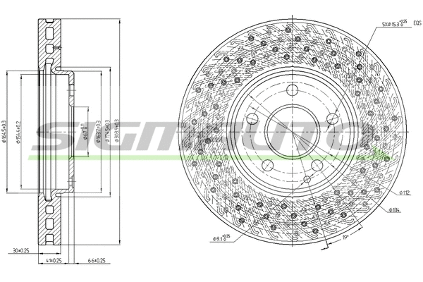 Brake Disc (DBB962V)