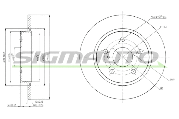 Brake Disc (DBB645S)