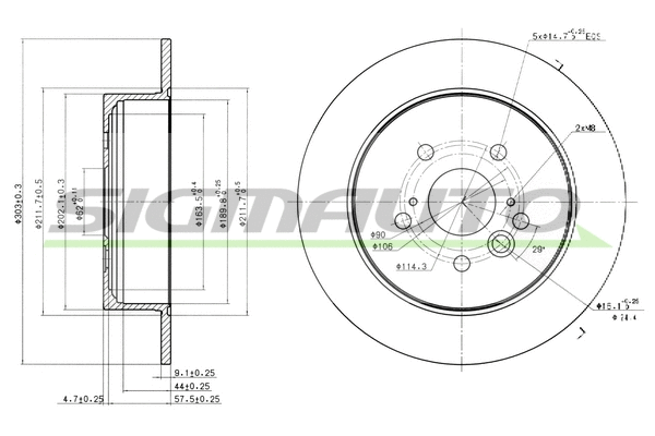 Brake Disc (DBB486S)