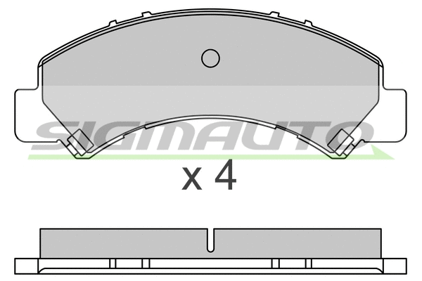 Brake Pad Set, disc brake (SPB650)