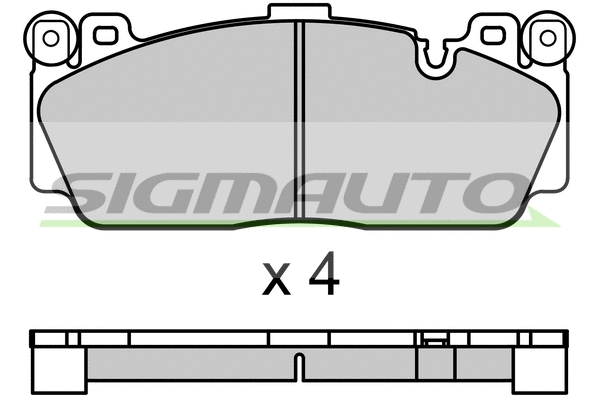 Brake Pad Set, disc brake (SPB691)
