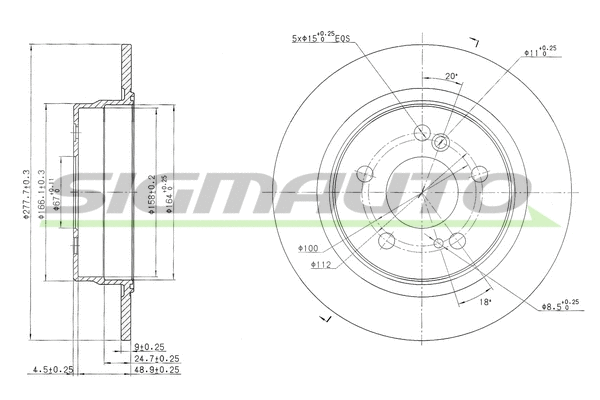 Brake Disc (DBA224S)
