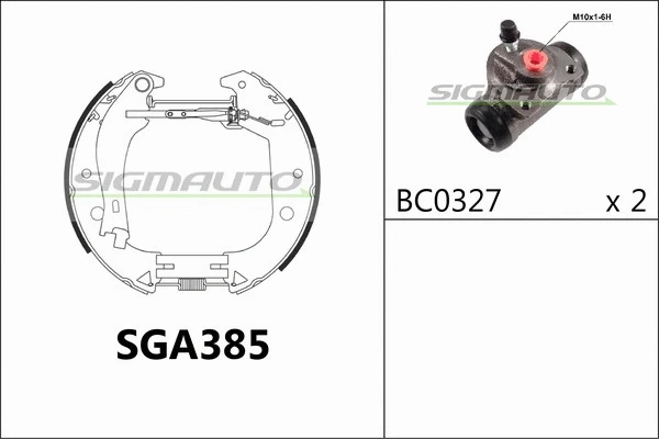 Brake Shoe Set (SGA385)