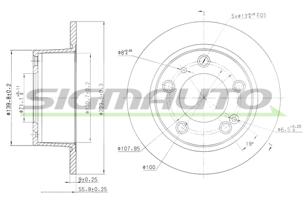 Brake Disc (DBA247S)