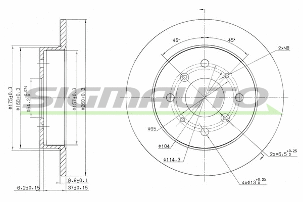 Brake Disc (DBA360S)
