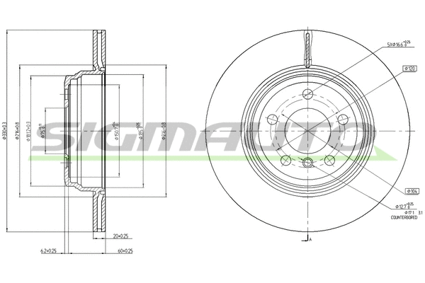 Brake Disc (DBC404V)