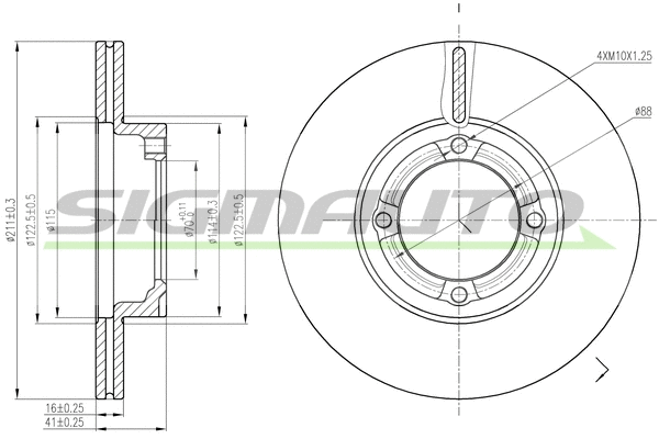 Brake Disc (DBA941V)