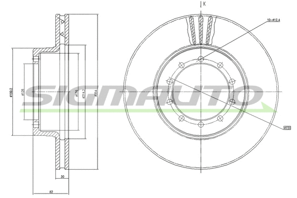Brake Disc (DB0126V)