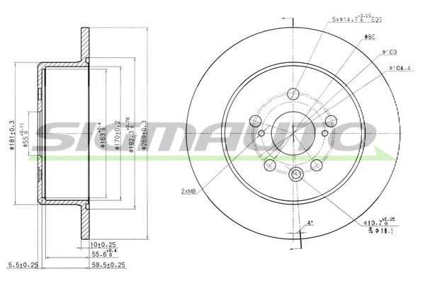 Brake Disc (DBA705S)