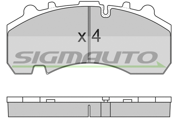 Brake Pad Set, disc brake (SPT314)