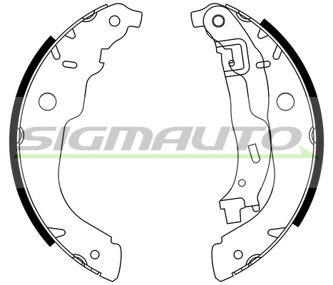 Brake Shoe Set (SFA389)