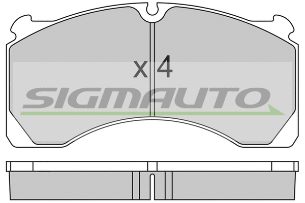 Brake Pad Set, disc brake (SPT295)