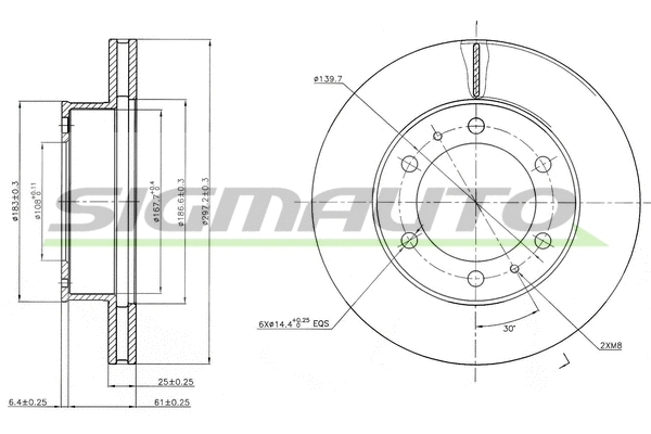Brake Disc (DBB783V)
