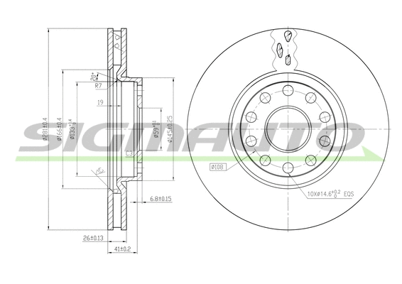 Brake Disc (DBA802V)