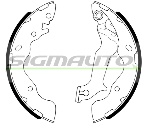Brake Shoe Set (SFA809)