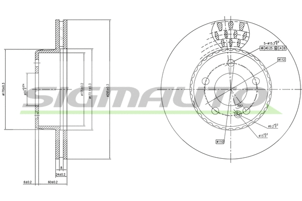 Brake Disc (DBB330V)