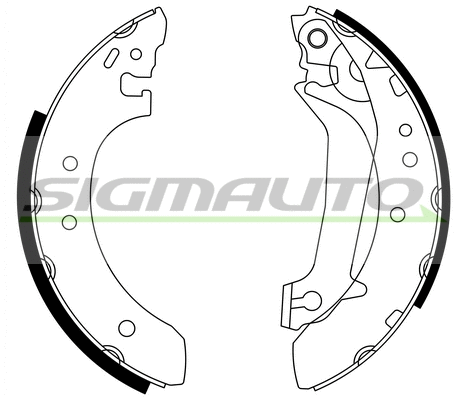Brake Shoe Set (SFA236)