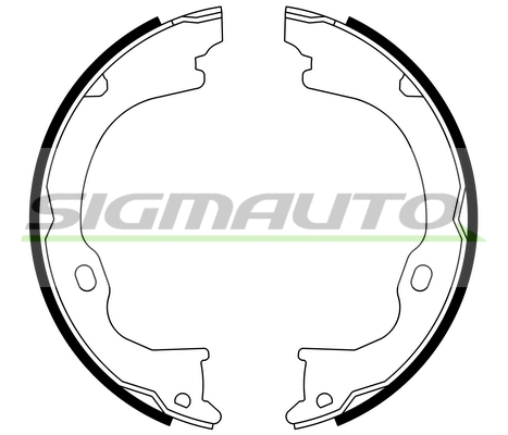 Brake Shoe Set, parking brake (SFD941)