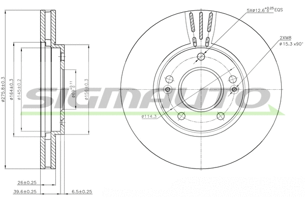 Brake Disc (DBB786V)