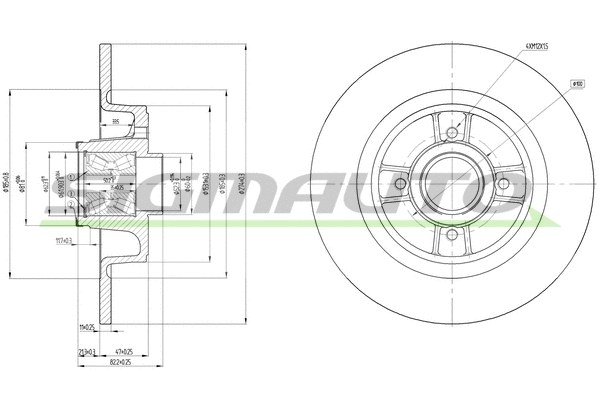 Brake Disc (DBB656S)