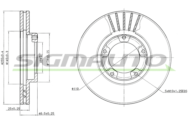 Brake Disc (DBA703V)