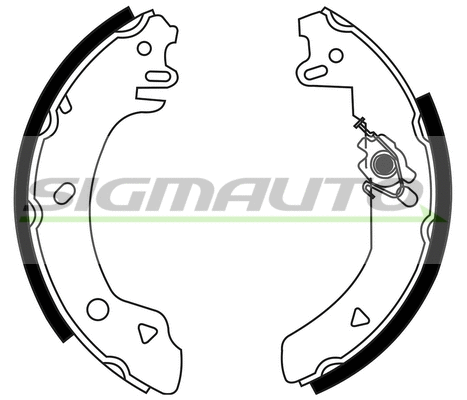 Brake Shoe Set (SFA221)
