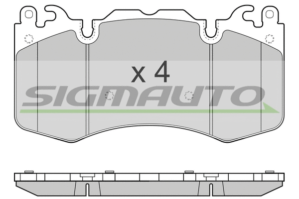 Brake Pad Set, disc brake (SPB414)