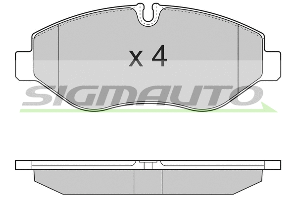 Brake Pad Set, disc brake (SPB324TR)