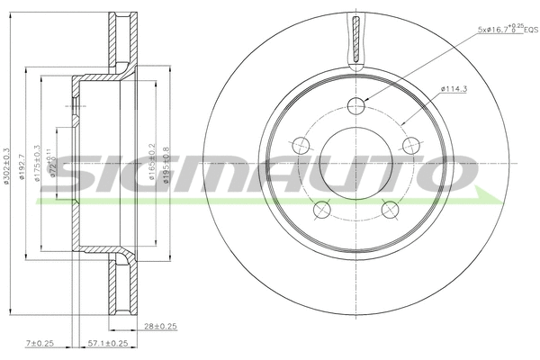 Brake Disc (DBB759V)