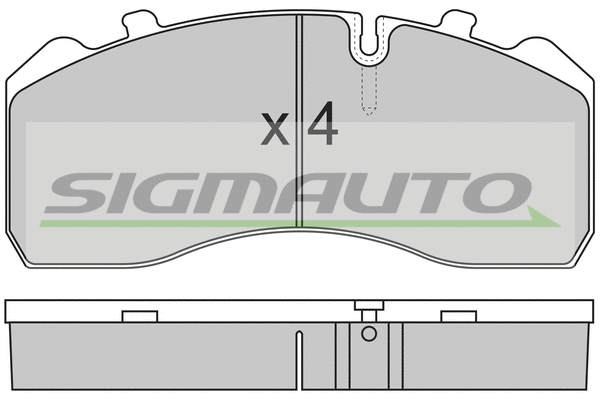 Brake Pad Set, disc brake (SPT284)