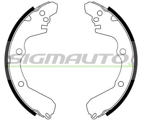 Brake Shoe Set (SFA822)