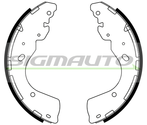 Brake Shoe Set (SFA877)