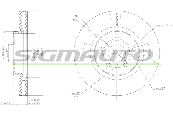 Brake Disc (DBB533V)