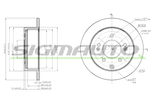 Brake Disc (DBB945S)