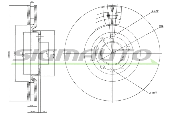Brake Disc (DBB114V)