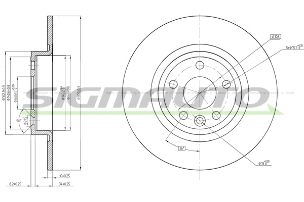 Brake Disc (DBC633S)