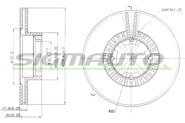 Brake Disc (DBA341V)