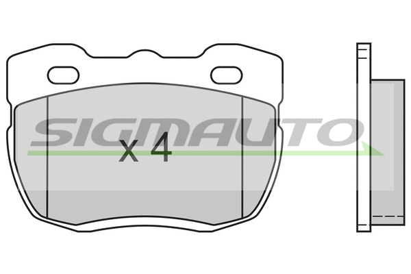 Brake Pad Set, disc brake (SPA402)