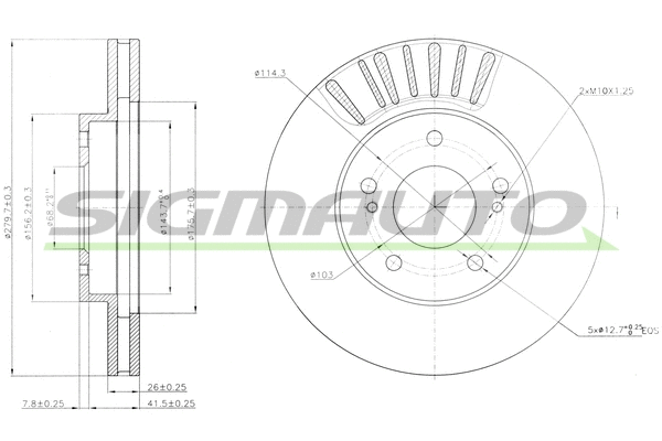 Brake Disc (DBB494V)