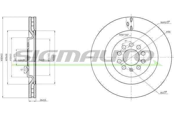 Brake Disc (DBB985V)