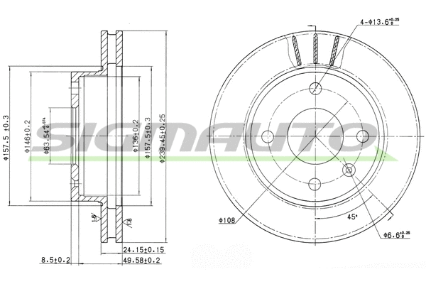 Brake Disc (DBA183V)