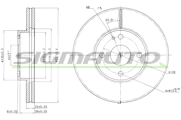 Brake Disc (DBA495V)